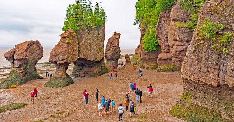 s-hopewell-rocks-canada-new-brunswick-beach-sandrock-formations